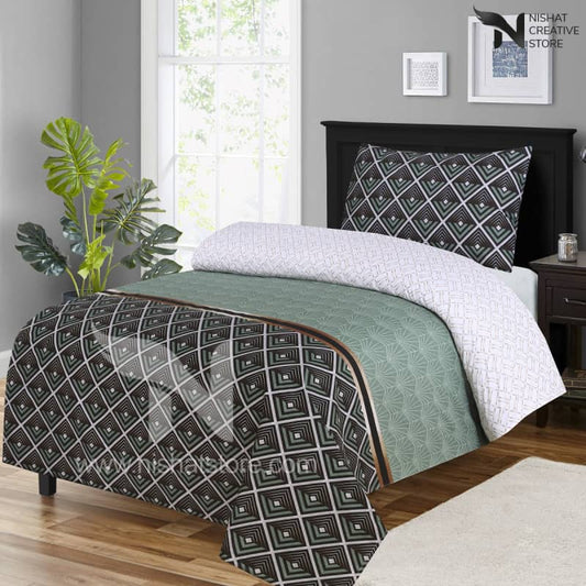 Single Bed Sheet Design 221 - Nishat Creative Store