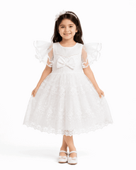 White Pearl Princess Frock